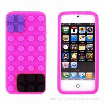 Quality Deluxe Silk Pattern Leather Wallet Case, Fit for Apple iPhone 5 5S